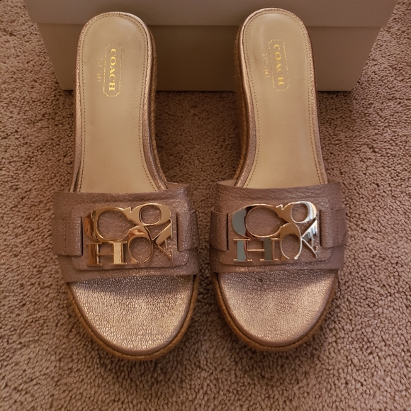 Coach women's wedge shoes - Picture 1 of 3